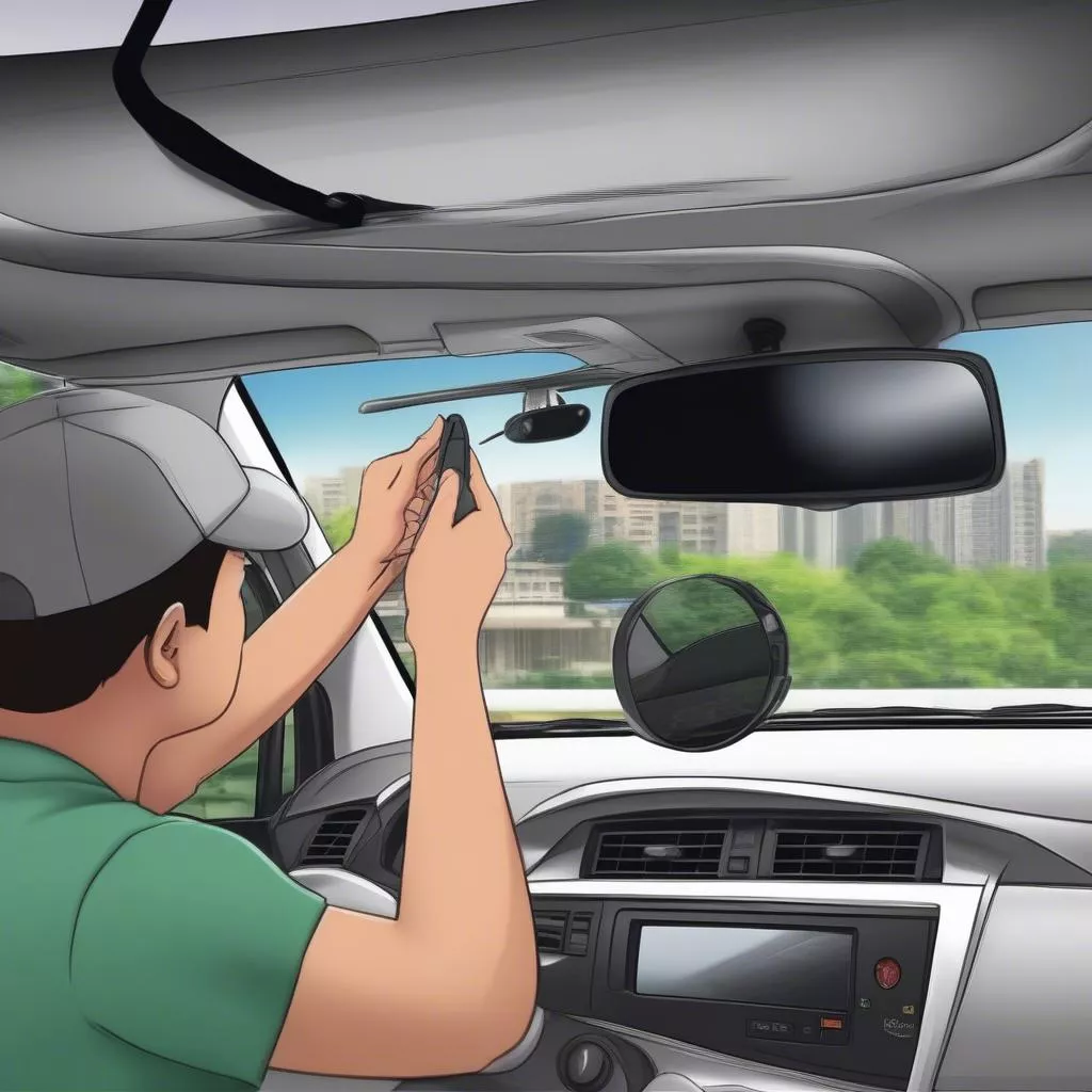 Replacing an Innova side mirror