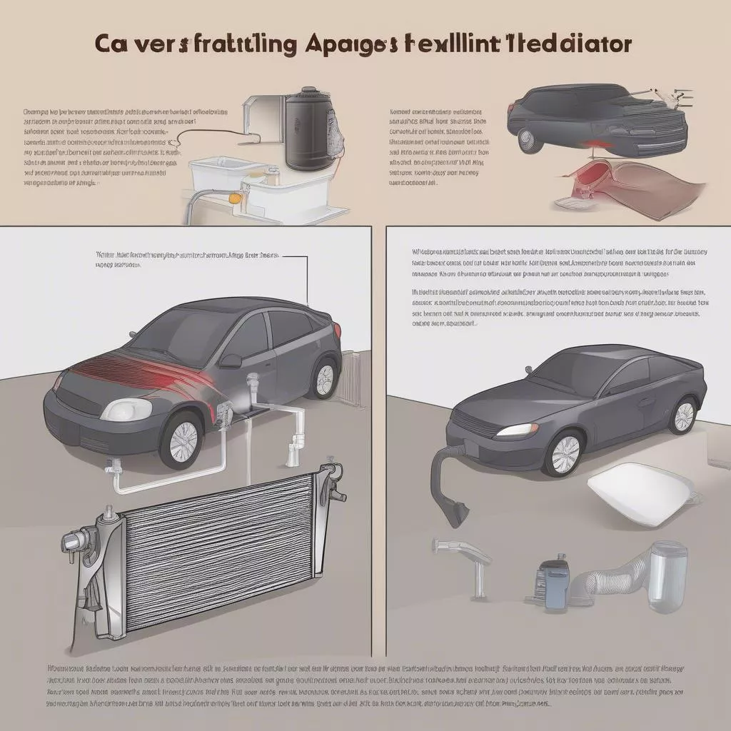 Thay thế két nước làm mát ô tô