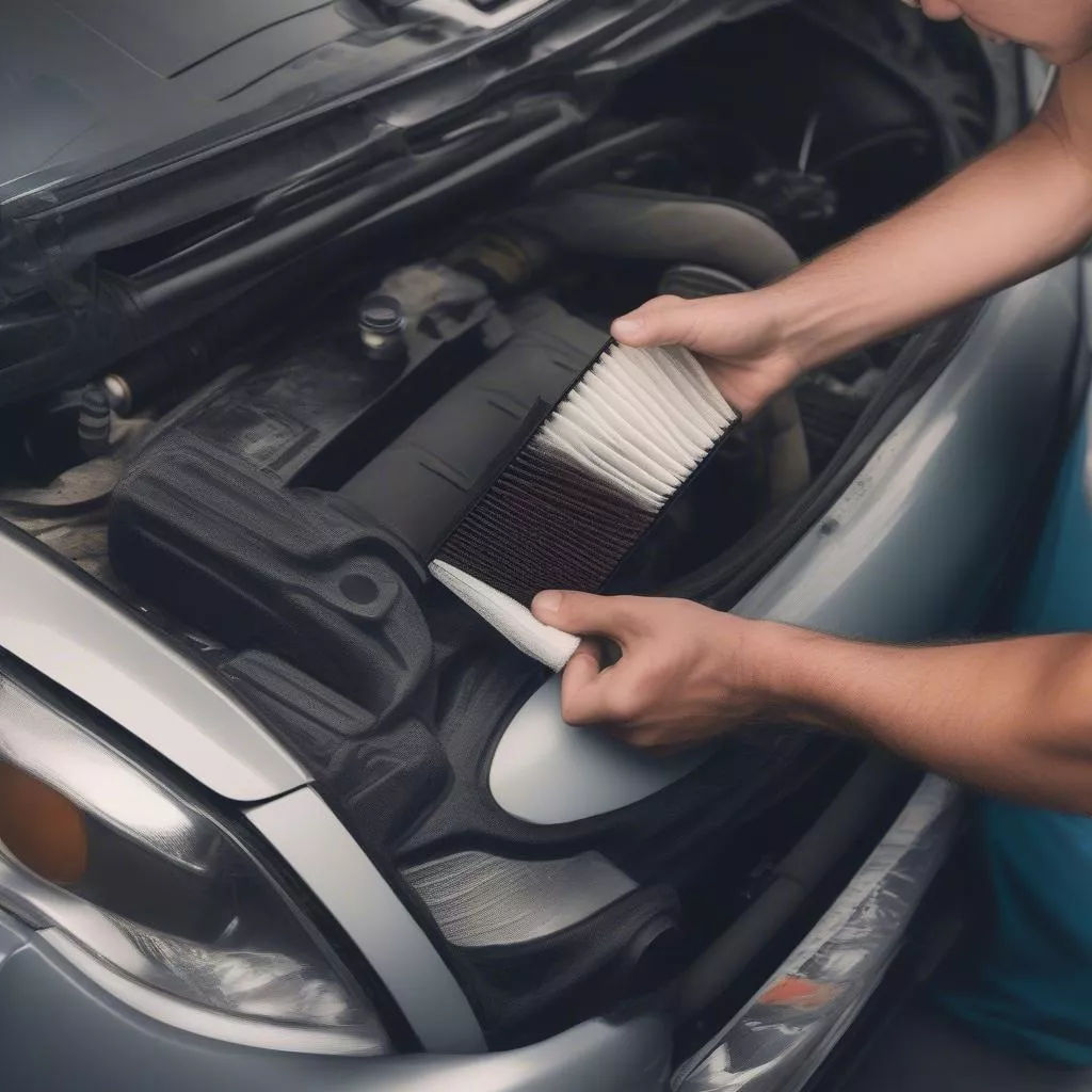 Thay lọc gió ô tô tại nhà