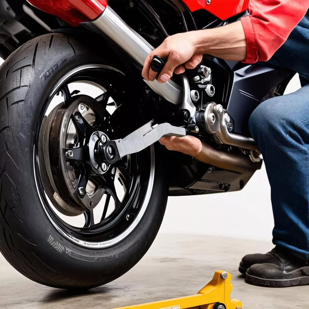 Thay lốp xe PCX 2018