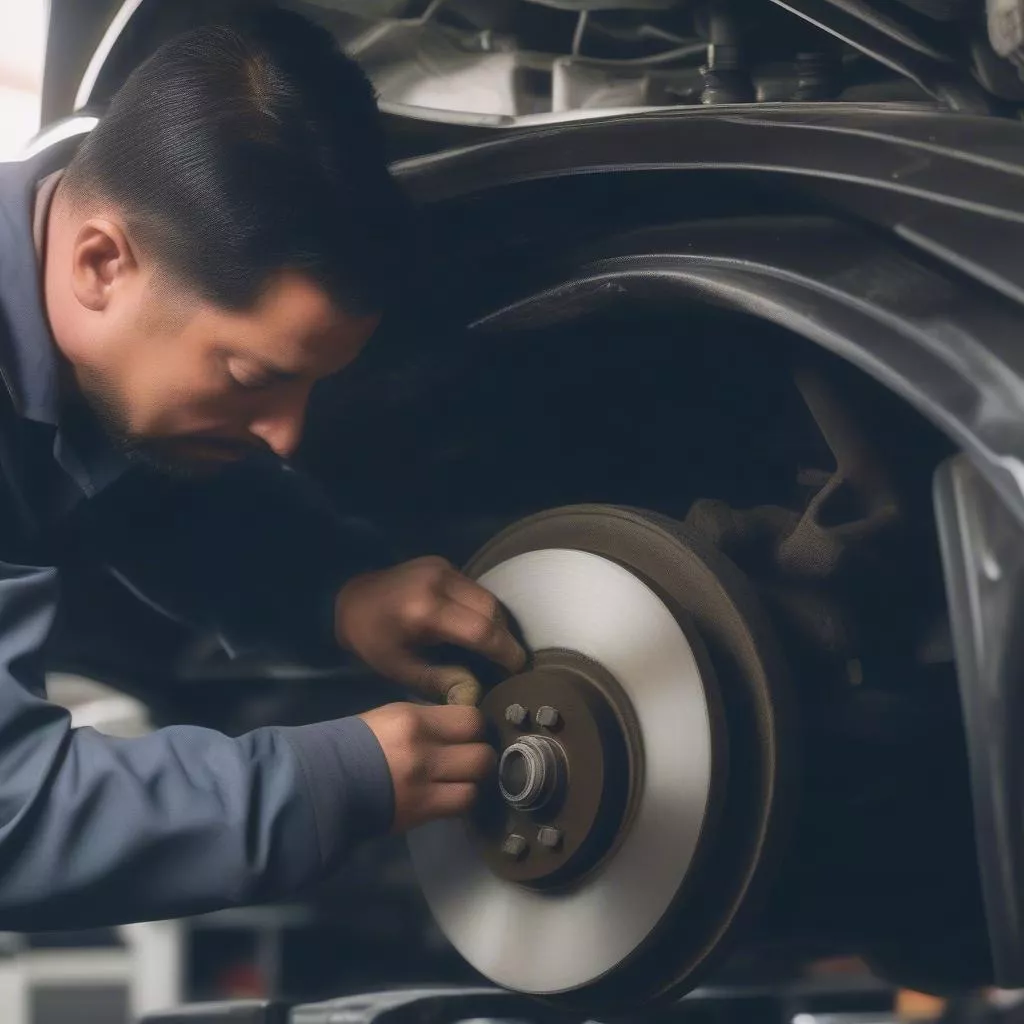 Thay má phanh ô tô