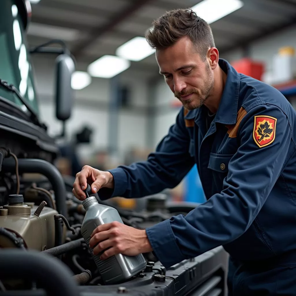 When to Change Oil in a New Truck? Hanoi Truck Maintenance Tips