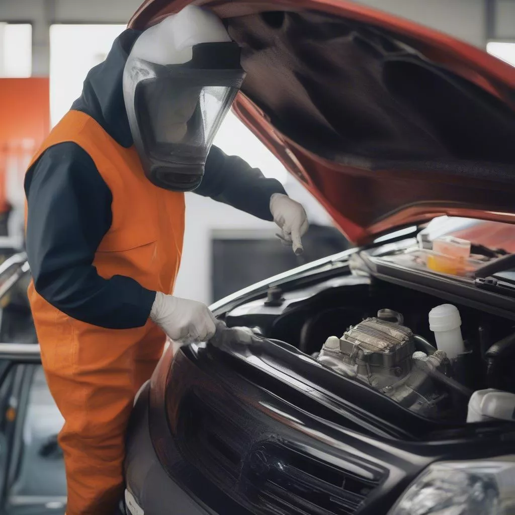 Thay nước làm mát ô tô