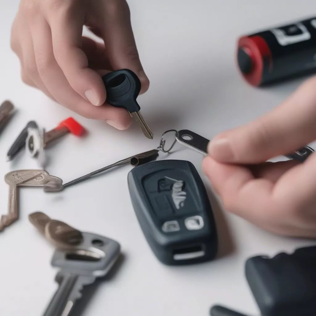 Hướng dẫn thay pin chìa khóa xe ô tô đơn giản, nhanh chóng