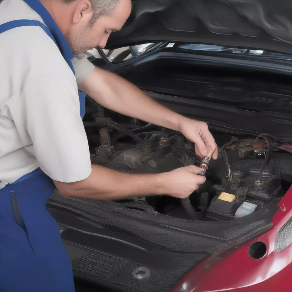 Thay thế cảm biến oxy