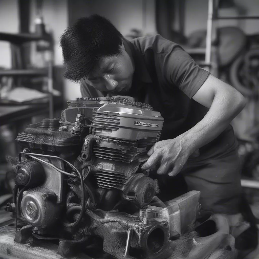 Motorcycle crankshaft replacement