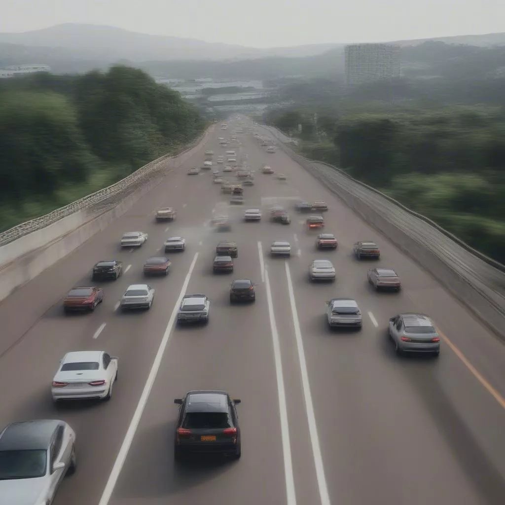 Taking the B2 driving road test