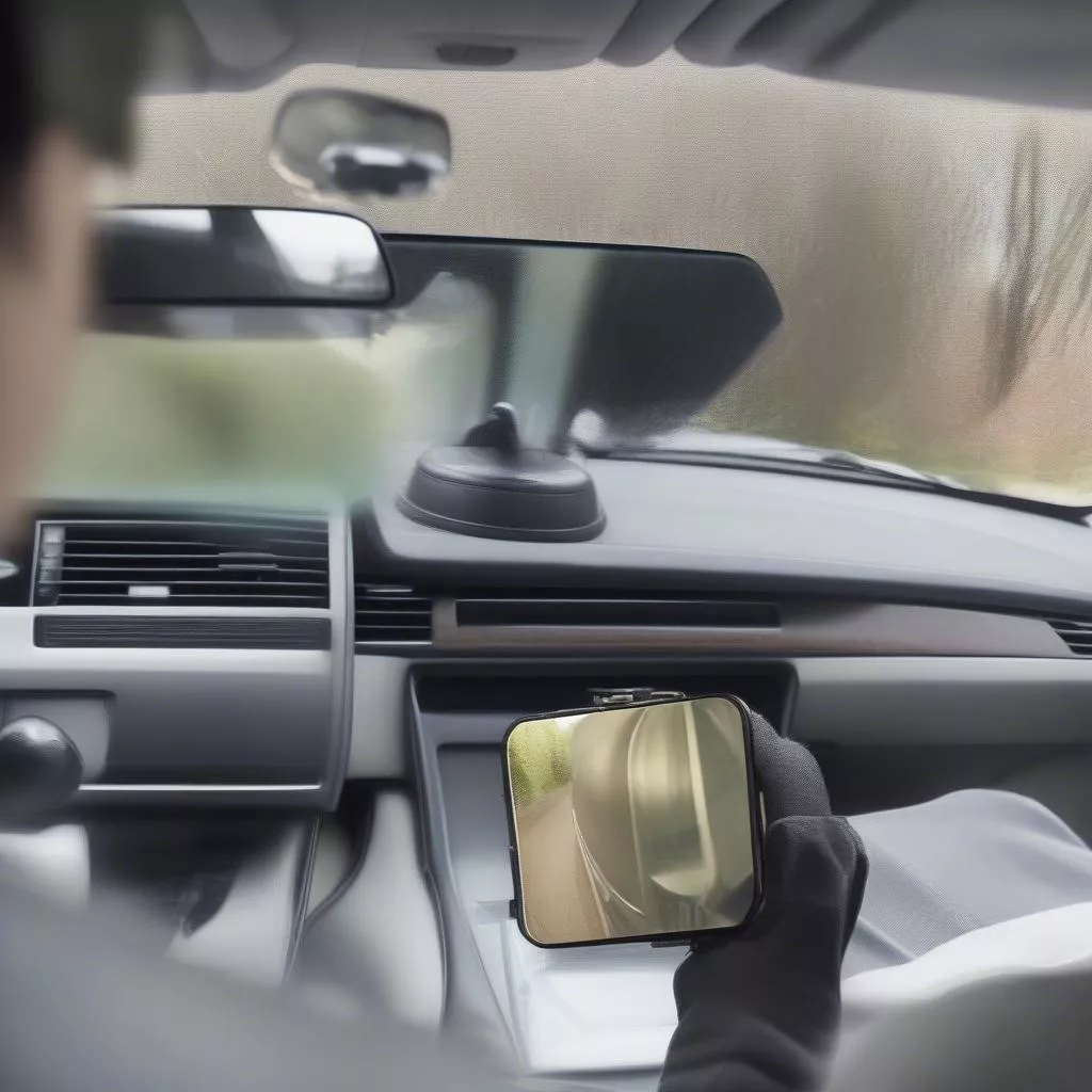 Cảnh báo kịp thời chống trộm gương