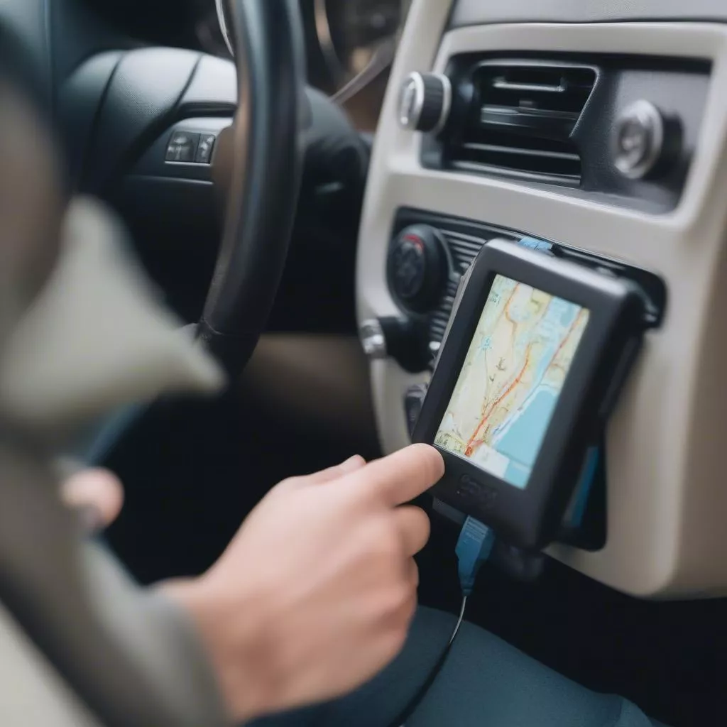 Thiết bị định vị ô tô bản đồ