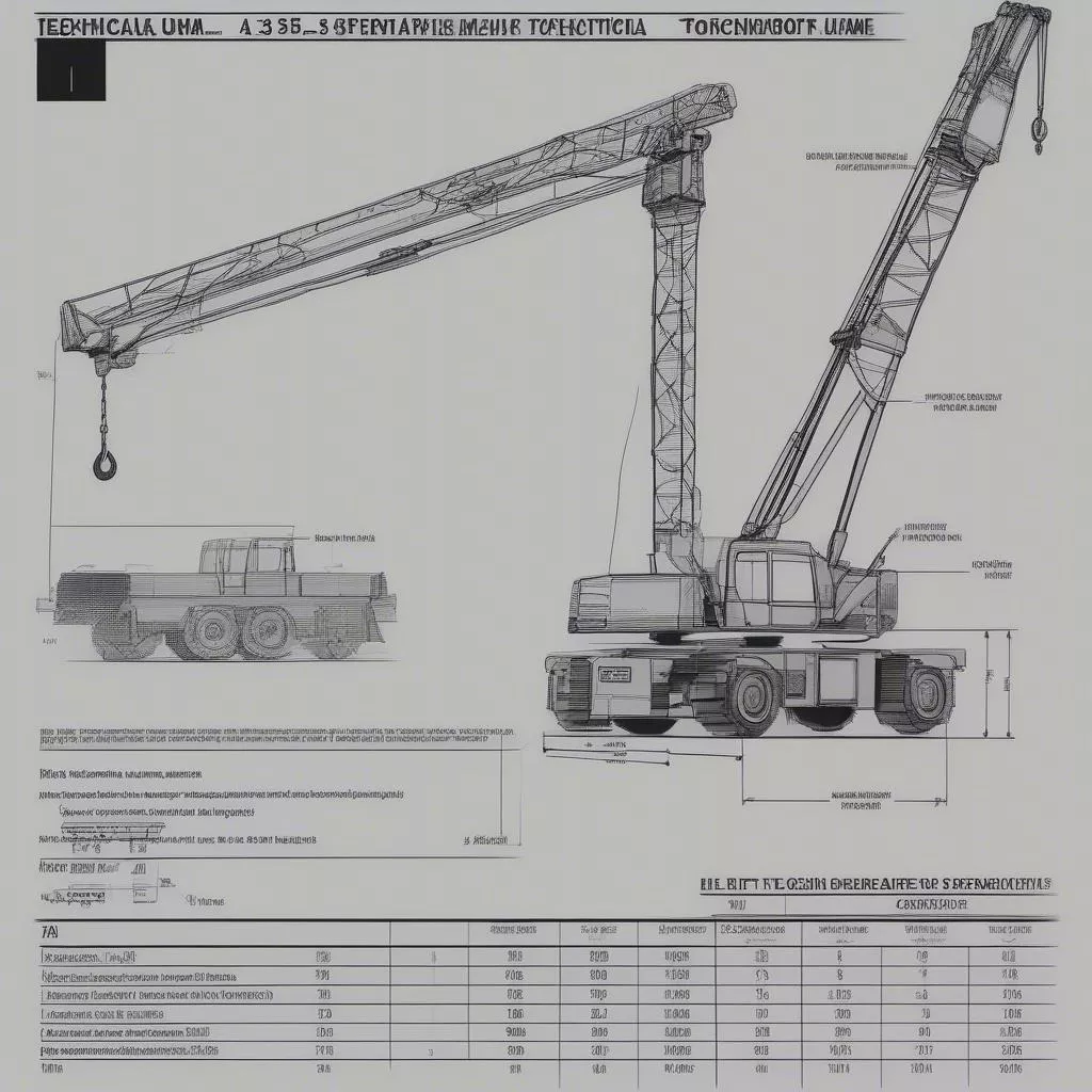 Thông số kỹ thuật cẩu 3.5 tấn