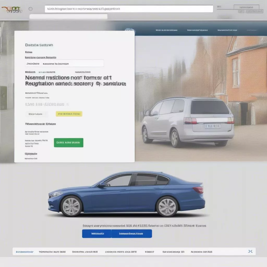 Vehicle registration information