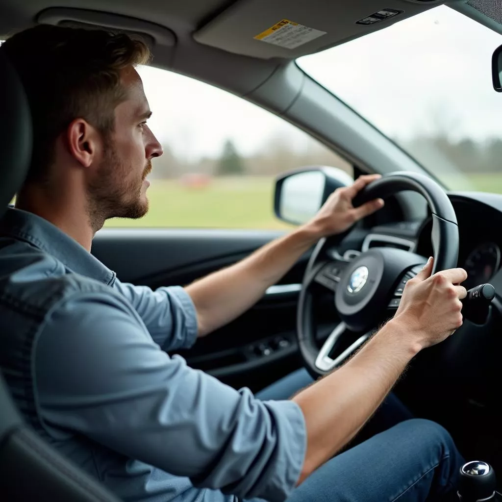 Testing the grip and handling of used tires by driving
