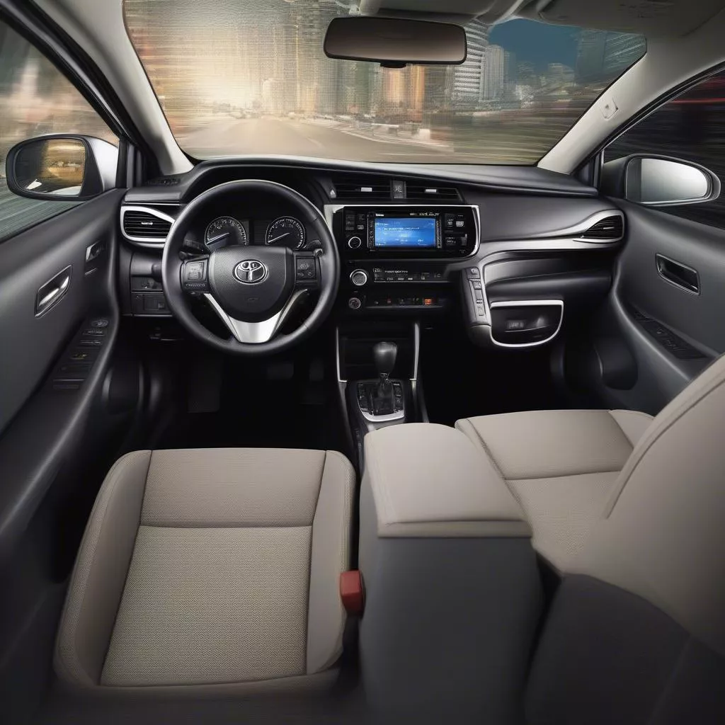 Nội thất Toyota Altis 2019