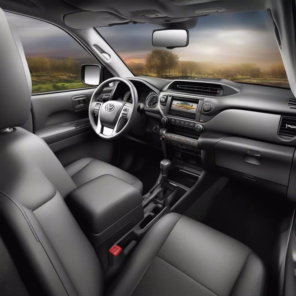 Toyota Hilux 2019 Nội Thất