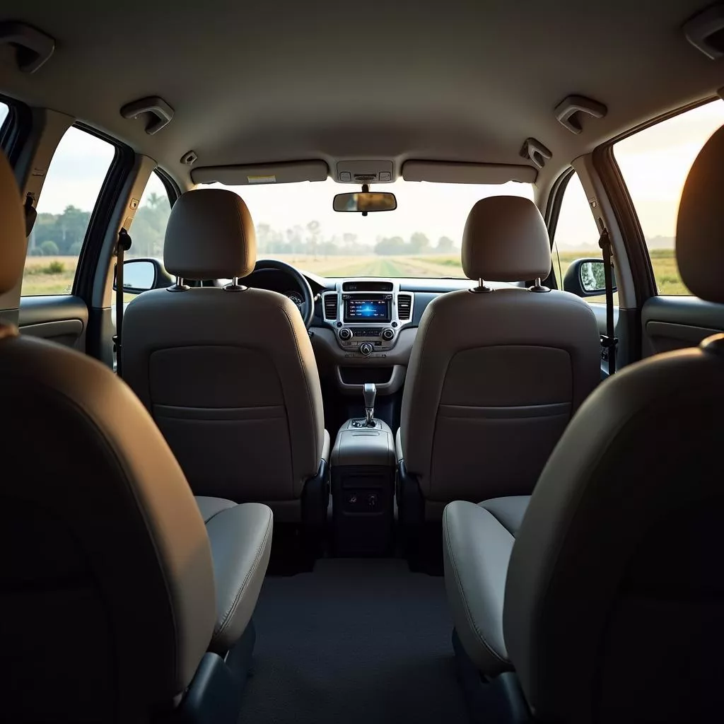 Spacious Interior of the 2018 Toyota Innova
