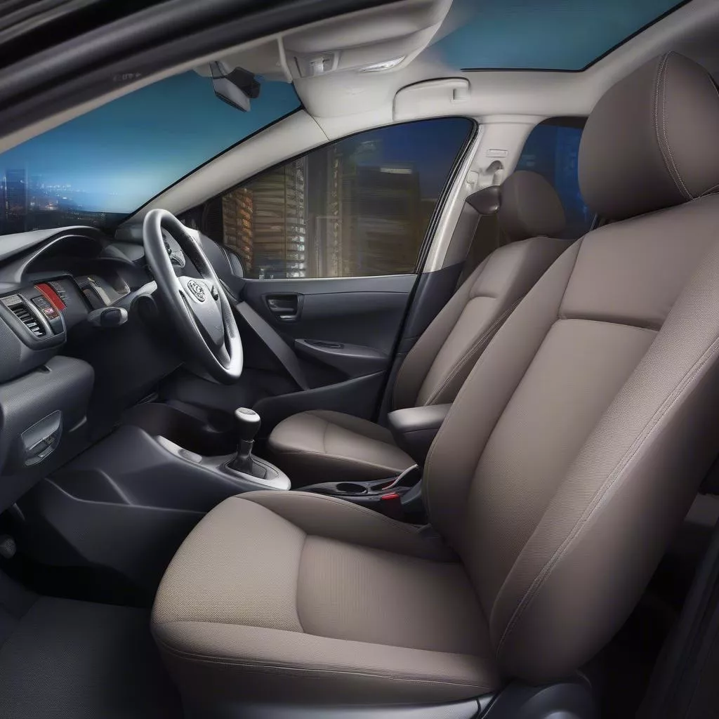 Toyota Vios 2017 nội thất