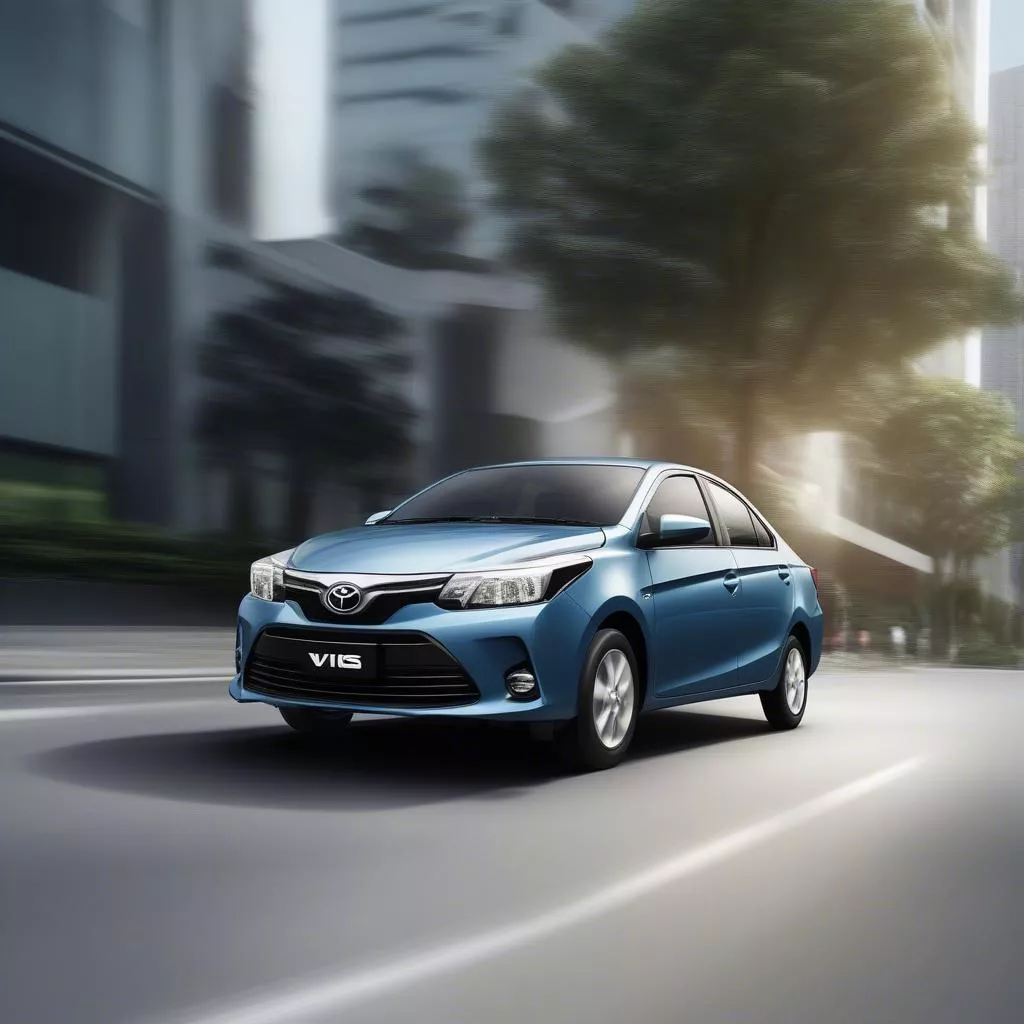 Hình ảnh minh họa Toyota Vios, mẫu xe hạng B được ưa chuộng tại Việt Nam