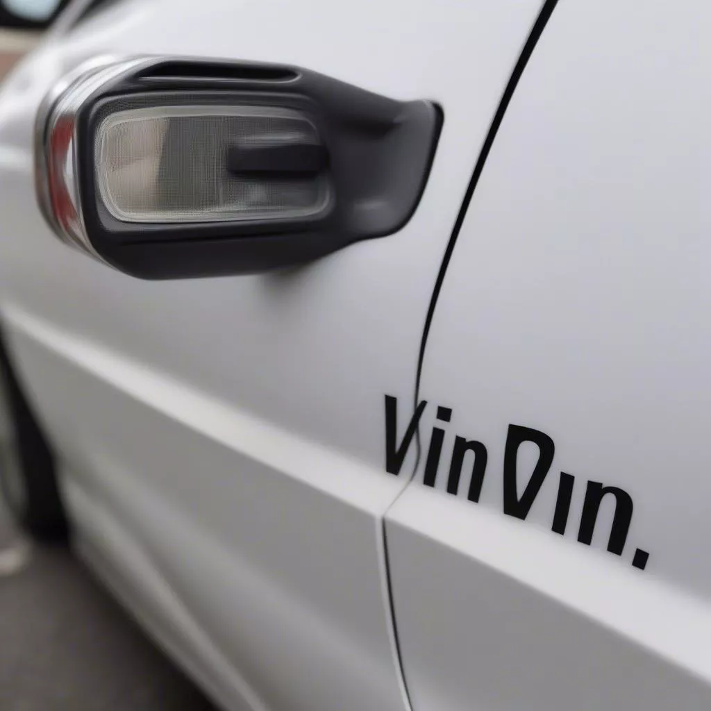 Tra cứu số VIN để biết năm sản xuất