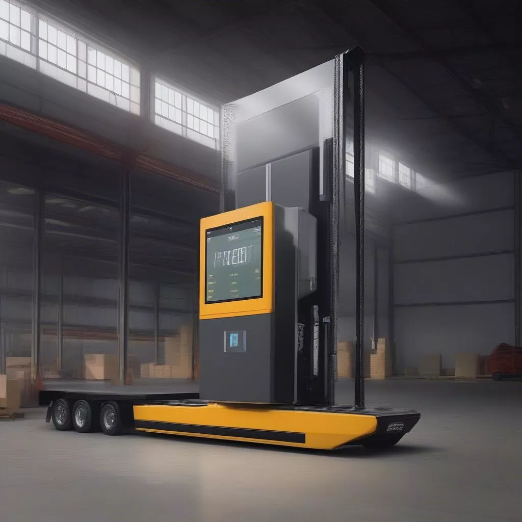 Modern electronic truck scale