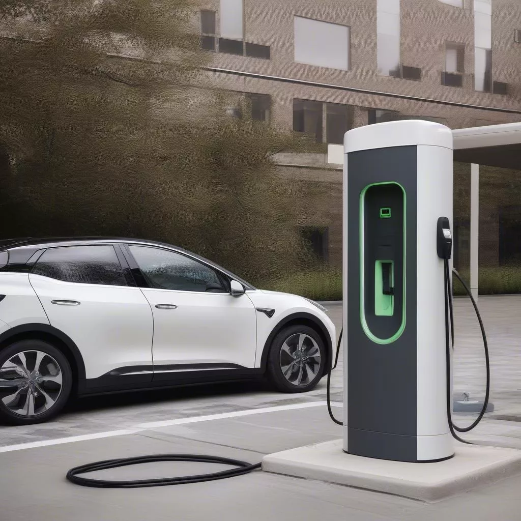 Borne de recharge pour voiture électrique