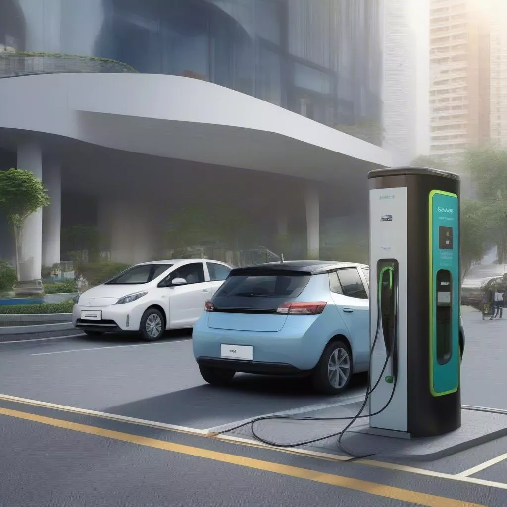 Trạm sạc xe ô tô điện