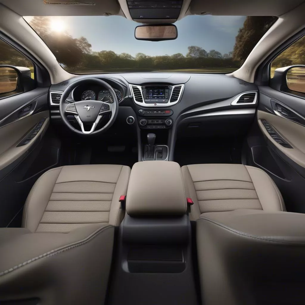 Nội thất xe Tucson 2017 bản đặc biệt - sang trọng và tiện nghi