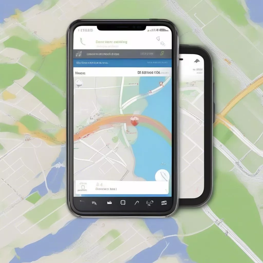 Ứng dụng định vị trên điện thoại