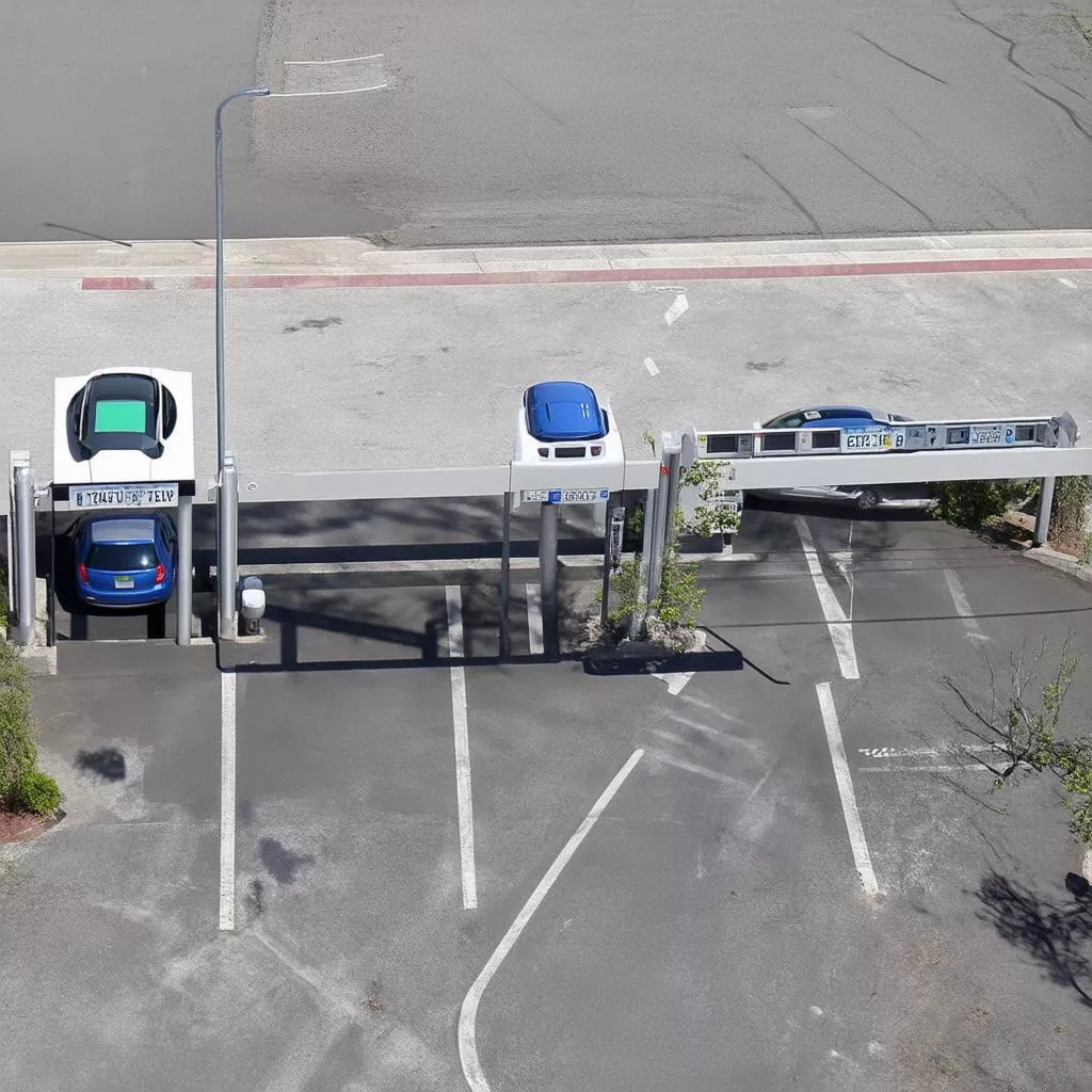 智能停车场车牌识别应用