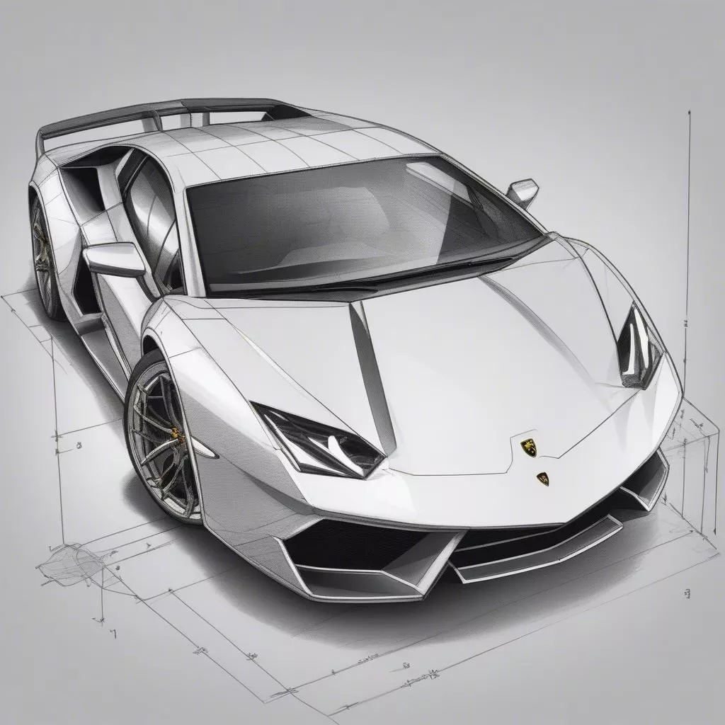 Disegnare una Lamborghini: Guida Facile per Principianti
