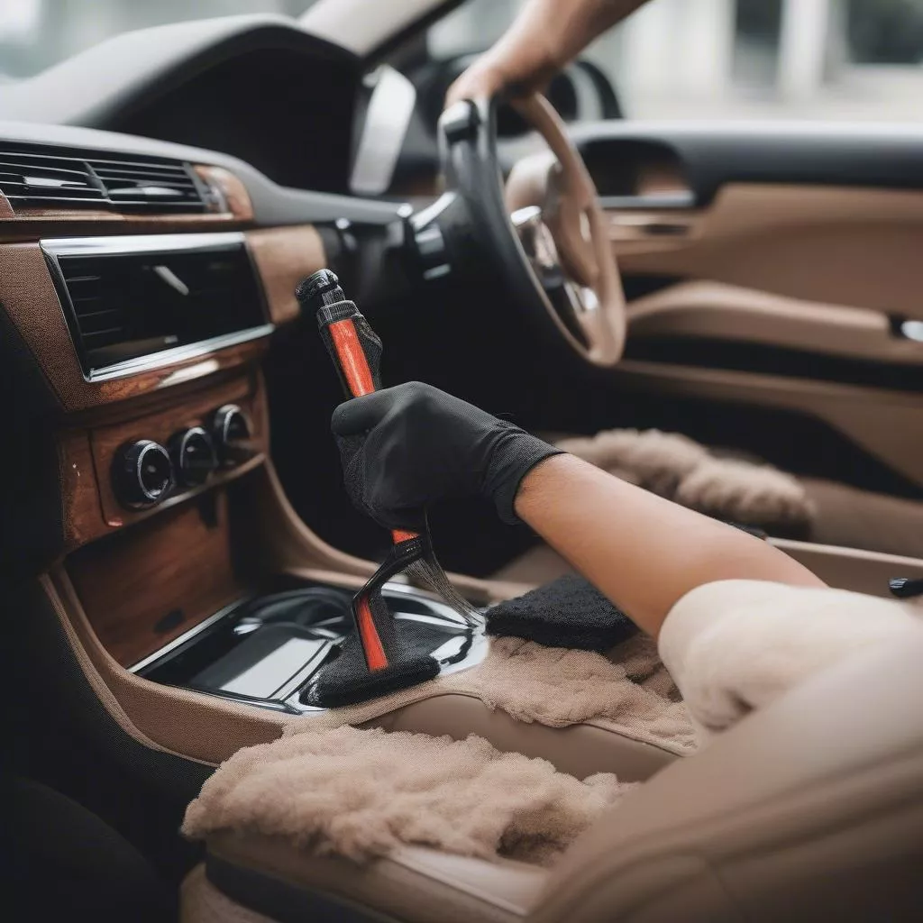 Vệ sinh nội thất ô tô