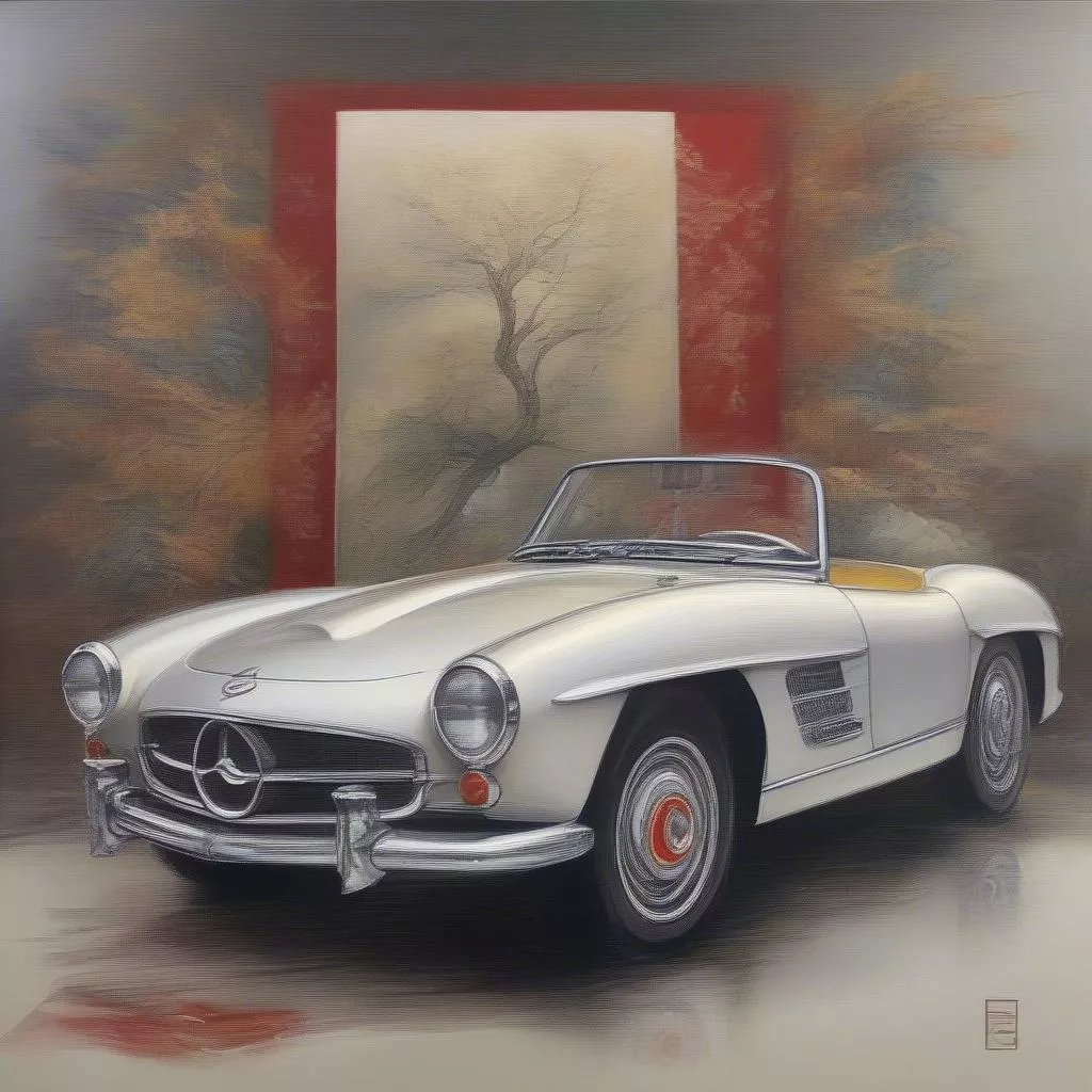 Traumauto Zeichnung: Feng Shui und die Geheimnisse