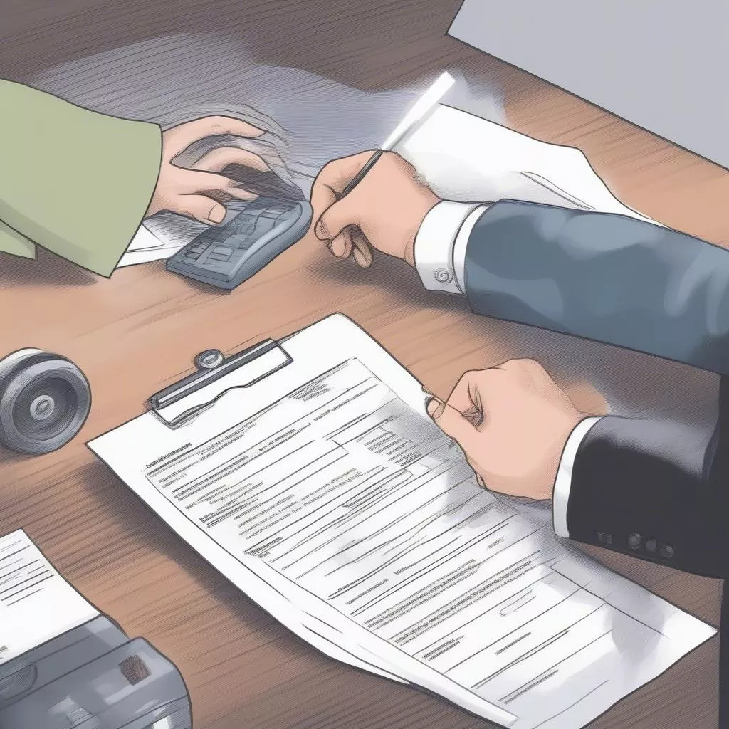 Vehicle Disposal Request Example