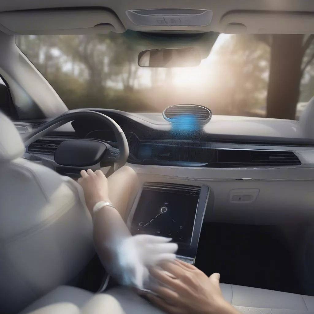 Optimal Placement for a Car Air Purifier