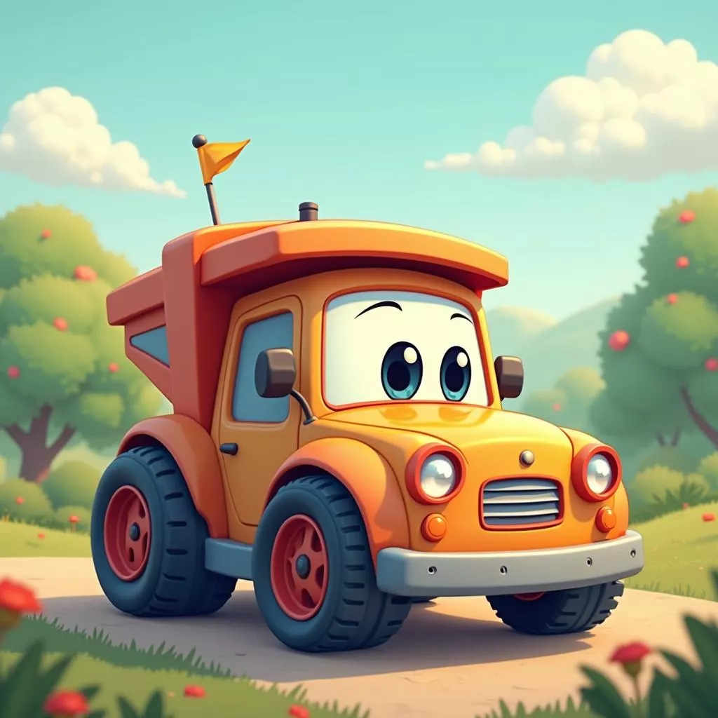 Animated car video for toddlers