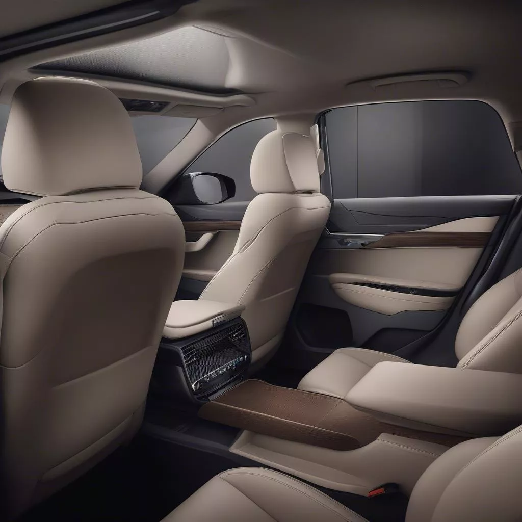 Luxurious interior of the Volvo CX40