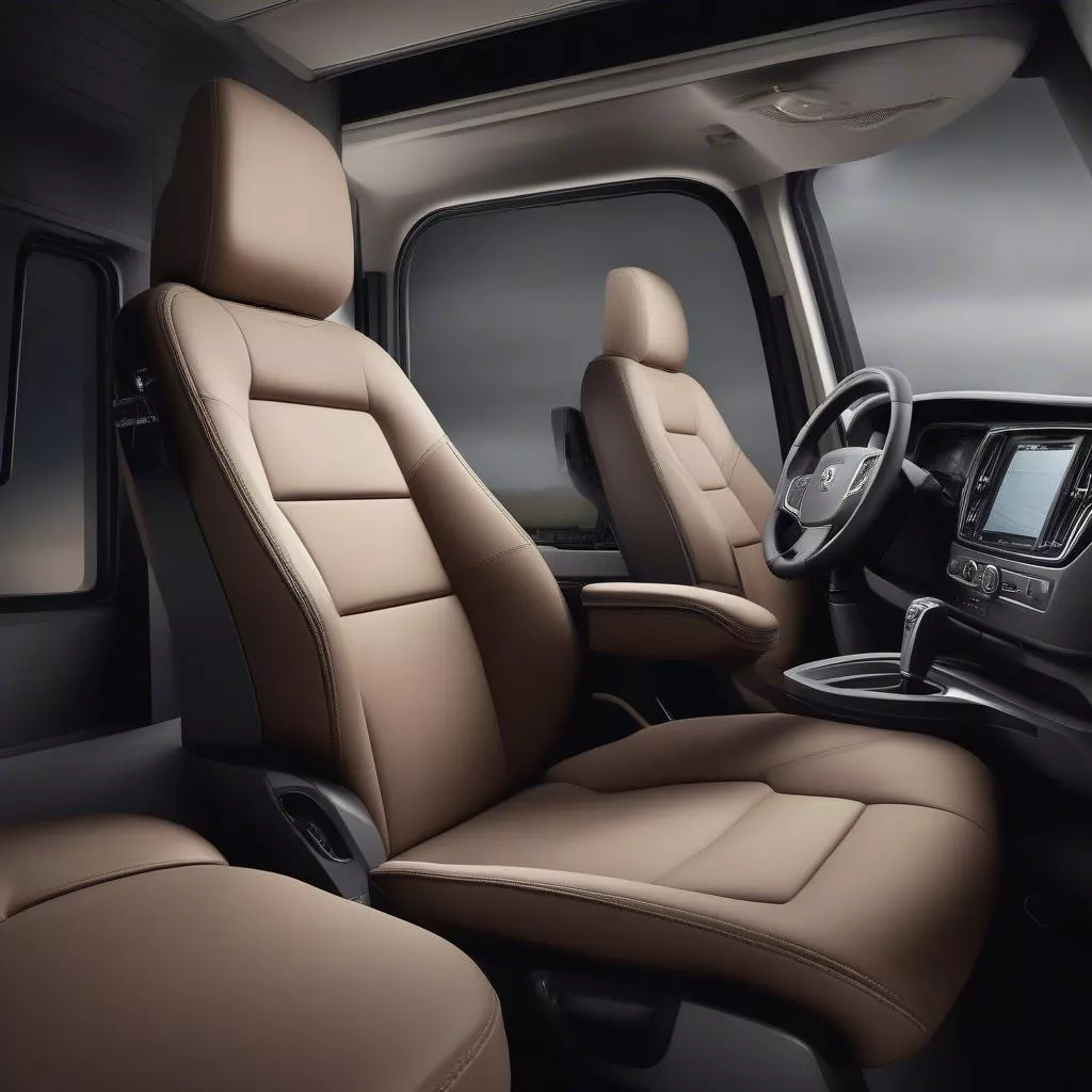 Nội thất xe tải Volvo FH