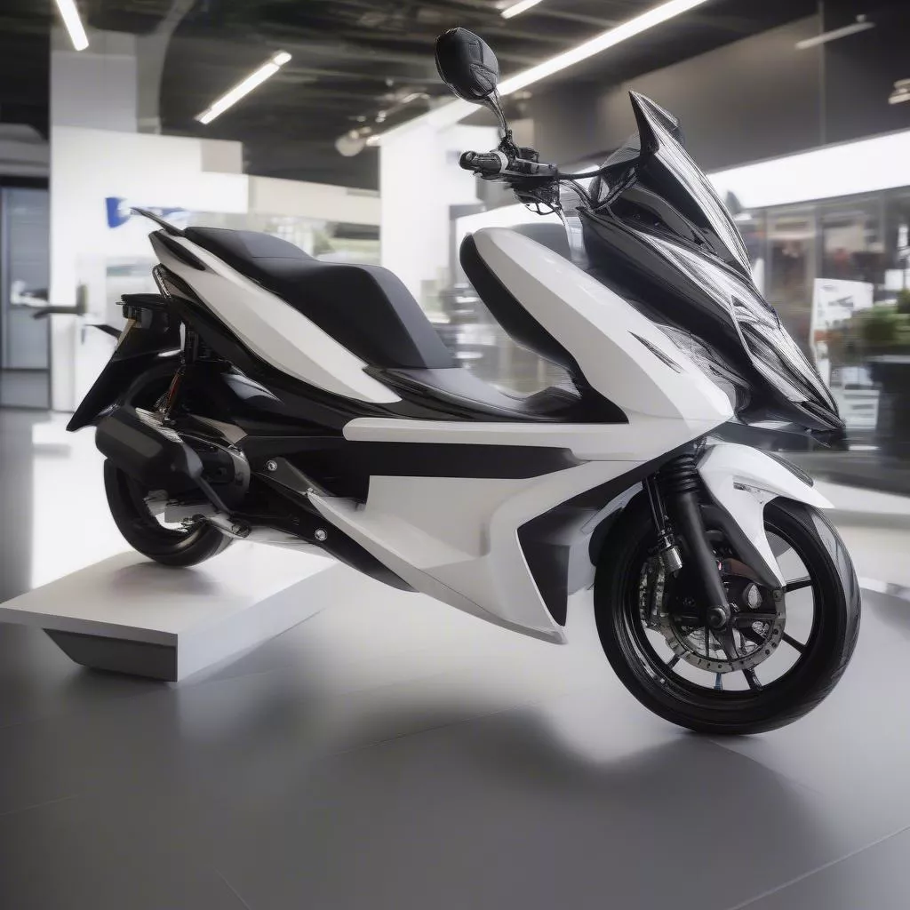 Xe Air Blade màu trắng mới nhất