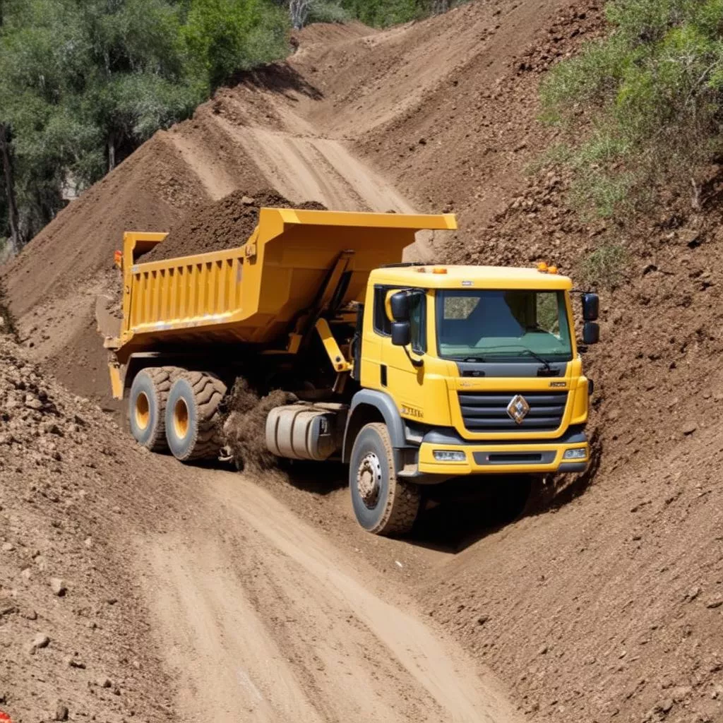 Công suất xe ben 5 tấn:  "Trái tim" mạnh mẽ cho mọi công trình