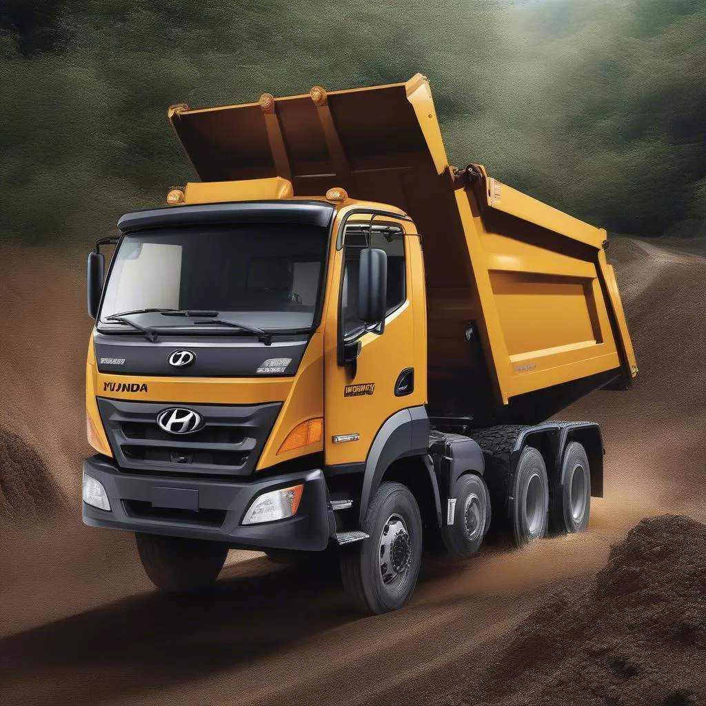 Xe ben Hyundai New Mighty 110SP 6T2 - Vận hành