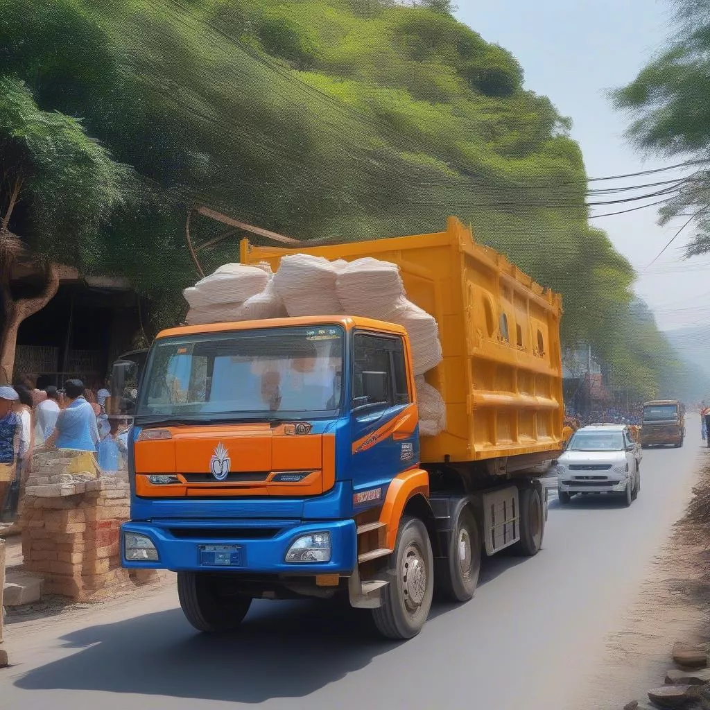 Xe ben Thaco 4 5 tấn: Sự lựa chọn lý tưởng cho công trình Việt