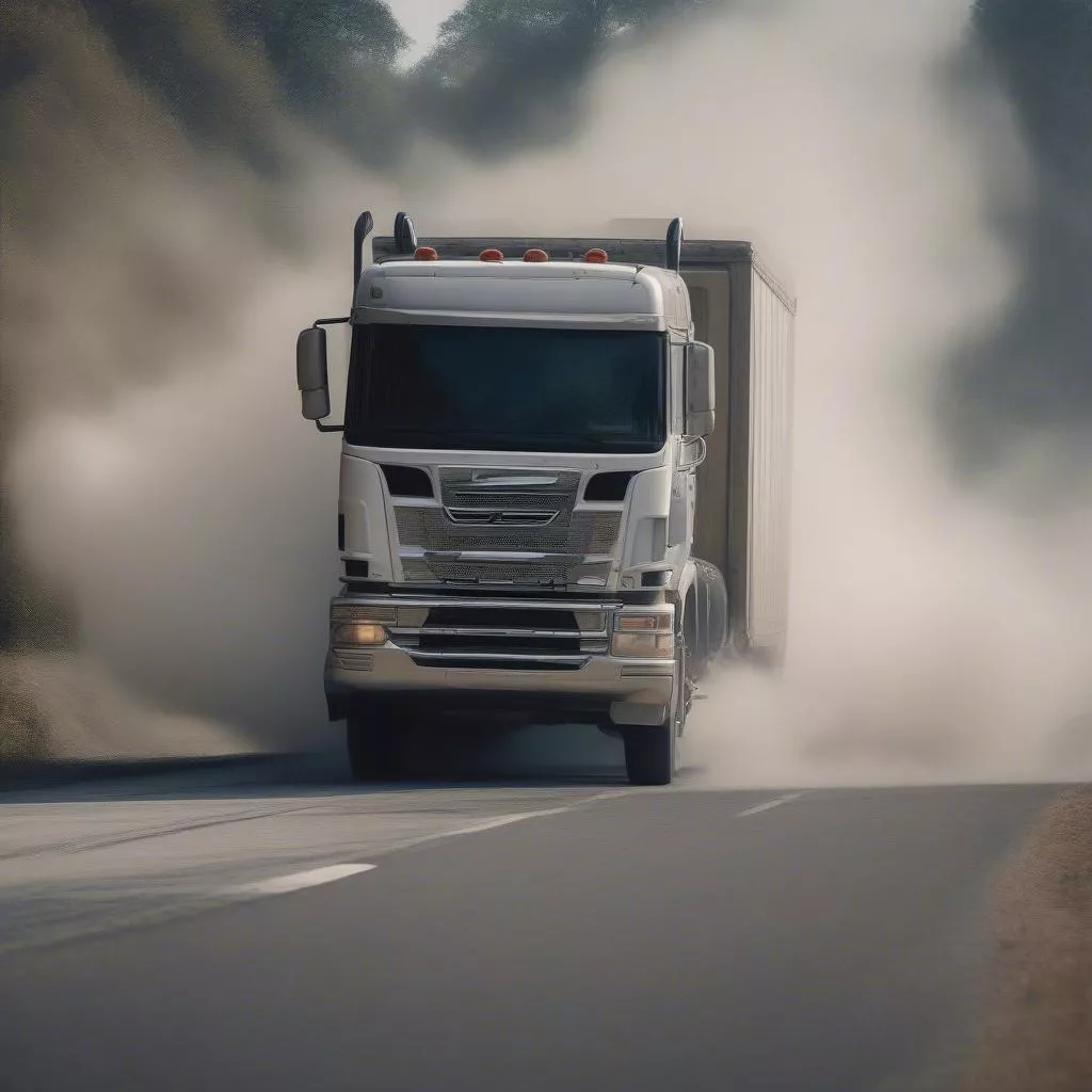 Xe bị trượt bánh khi vào cua