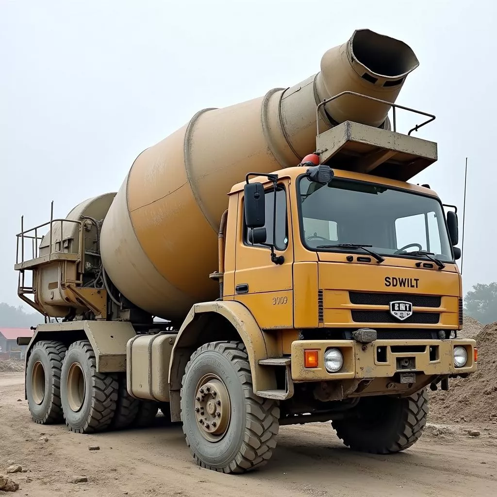 Xe Bồn Chở Bê Tông: "Vua" trên mọi công trường