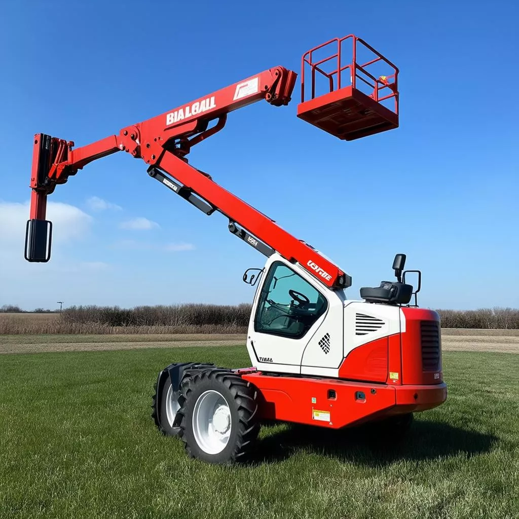 Xe boom lift dạng zíc zắc