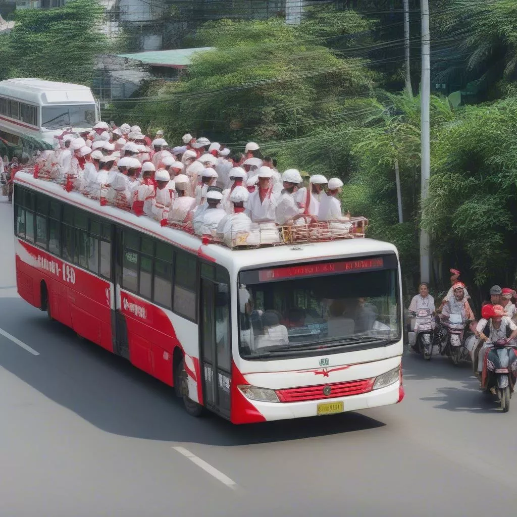 Xe buýt ngoại thành Hồ Chí Minh giá 150k