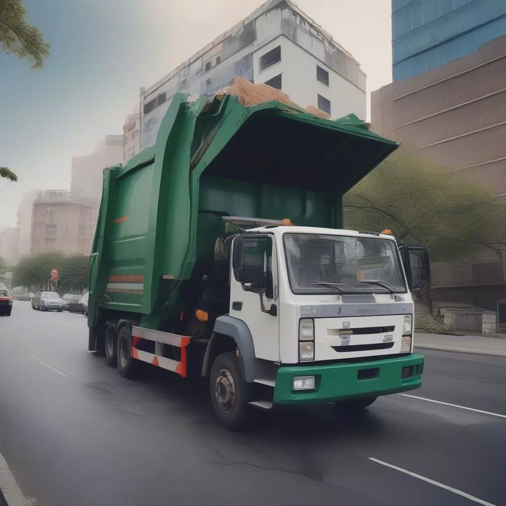 Truk Sampah: Pahlawan Kebersihan Kota Hanoi