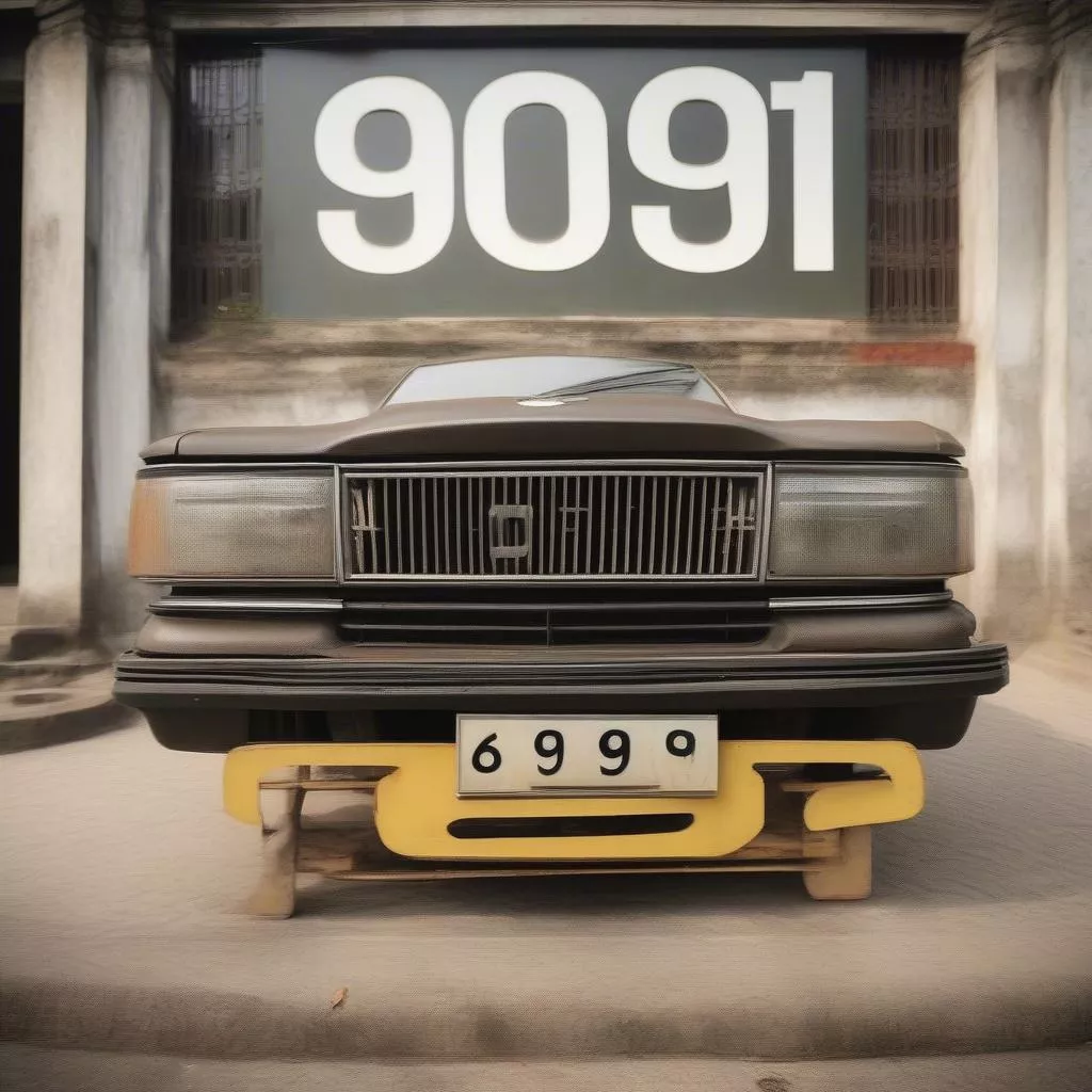 Xe con biển số 99 Bắc Ninh