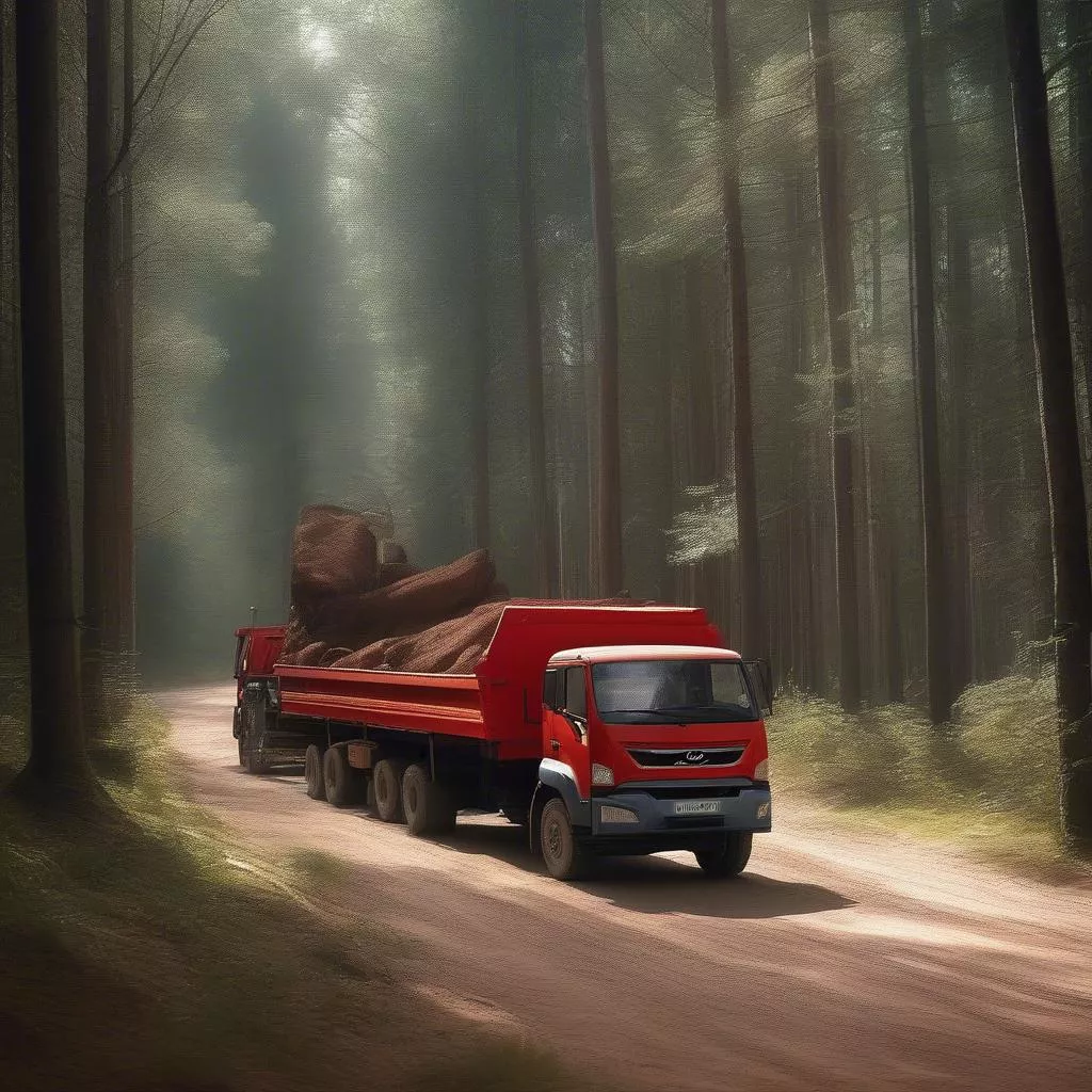 Hyundai HD700 trailer truck