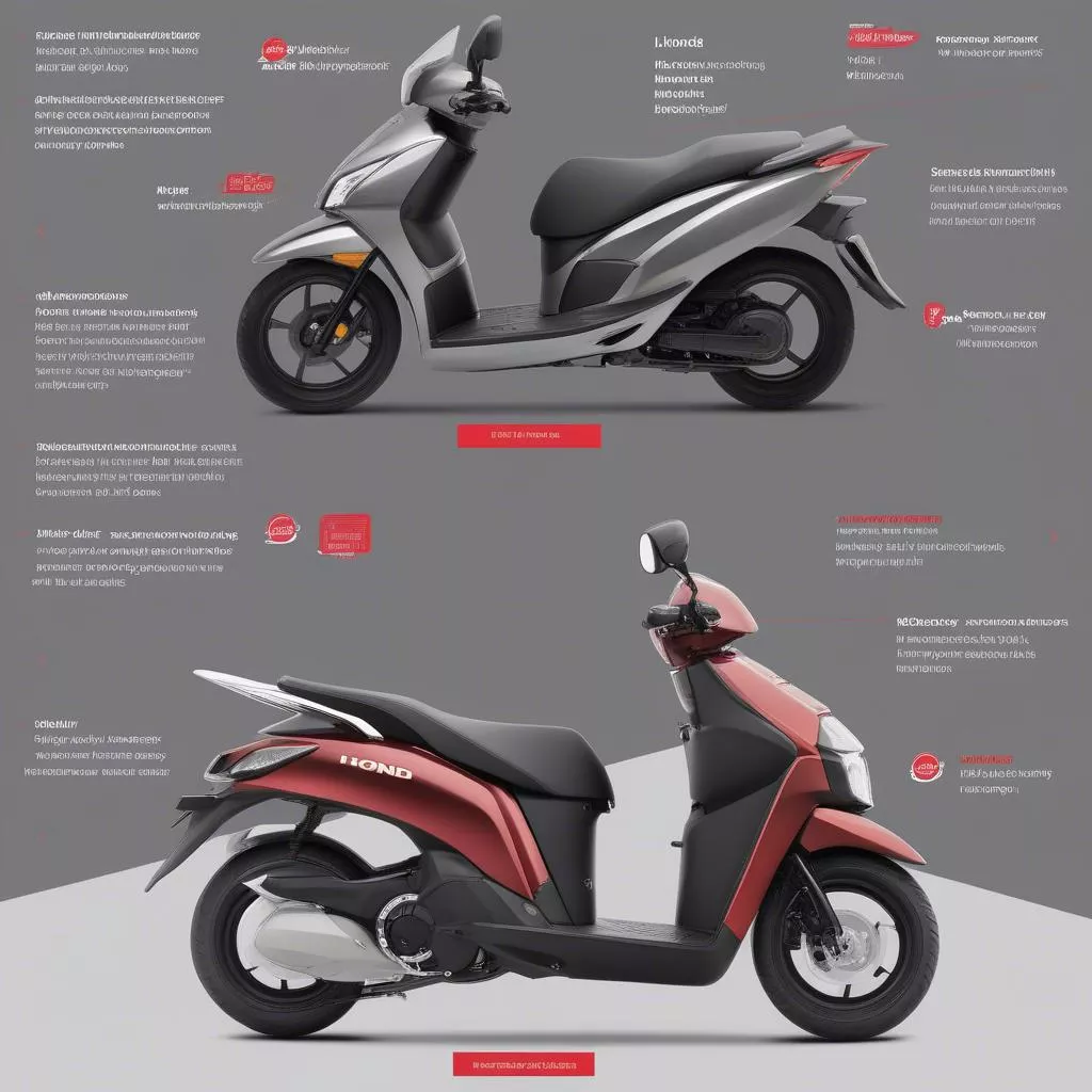 Honda SH Mode compared to Piaggio Liberty
