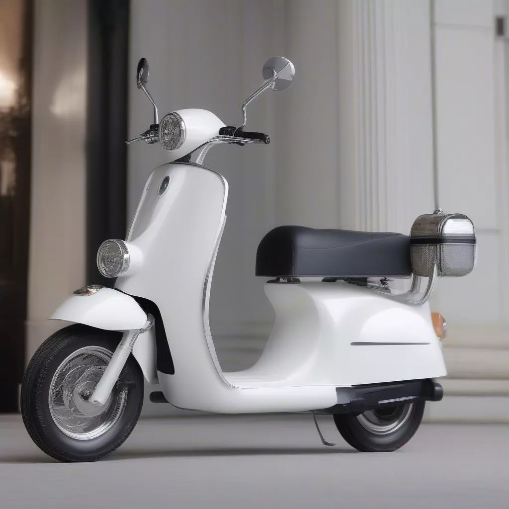 Xe Janus màu trắng 