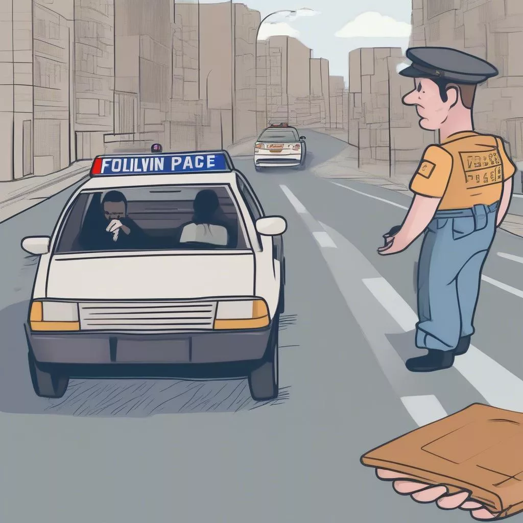 Hình ảnh minh họa mức phạt xe không gắn biển số